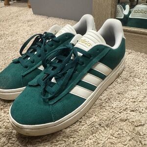 adidas Green and White Women's Sneakers